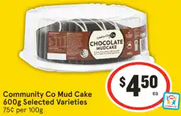 IGA Community Co Mud Cake Selected Varieties offer