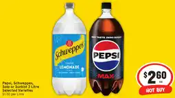 IGA Pepsi, Schweppes, Solo or Sunkist Selected Varieties offer