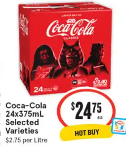 IGA Coca-Cola Selected Varieties offer