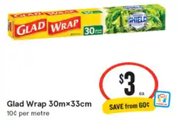 IGA Glad Wrap offer