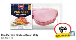 IGA Don Pan Size Rindless Bacon offer
