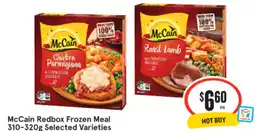 IGA McCain Redbox Frozen Meal Selected Varieties offer