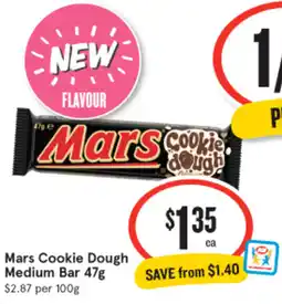 IGA Mars Cookie Dough Medium Bar offer