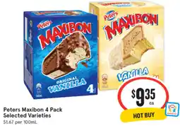 IGA Peters Maxibon Selected Varieties offer