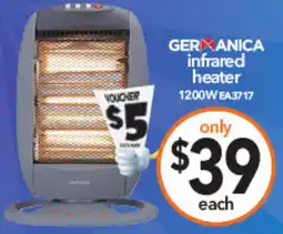 Cheap as Chips Germanica infrared heater offer