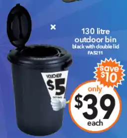 Cheap as Chips outdoor bin offer