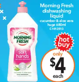 Cheap as Chips Morning Fresh dishwashing liquid offer