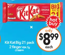 Cheap as Chips Kit Kat Big 2 finger offer