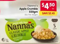 Spar Nanna's Apple Crumble offer