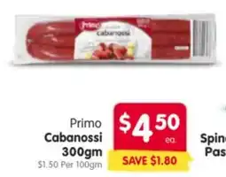 Spar Primo Cabanossi offer