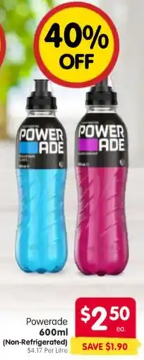 Spar Powerade offer