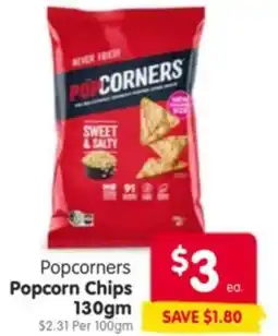 Spar Popcorners Popcorn Chips offer