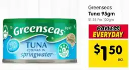 Spar Greenseas Tuna offer