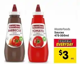 Spar Masterfoods Sauces offer