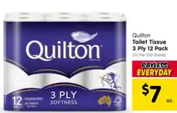 Spar Quilton Toilet Tissue 3 Ply offer