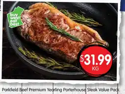 Spudshed Parkfield Beef Premium Yearling Porterhouse Steak Value Pack offer
