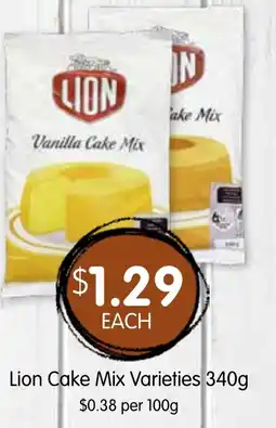 Spudshed Lion Cake Mix Varieties offer