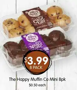 Spudshed The Happy Muffin Co Mini 8pk offer