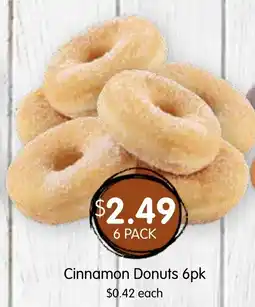 Spudshed Cinnamon Donuts 6pk offer