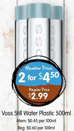 Spudshed Voss Still Water Plastic offer