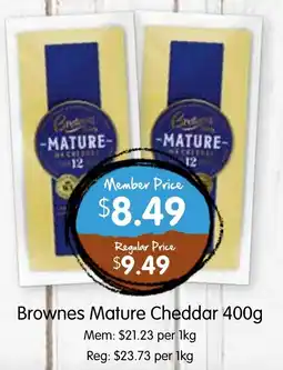 Brownes Mature Cheddar