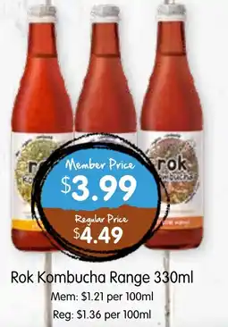 Spudshed Rok Kombucha Range offer