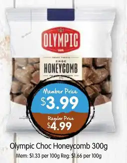 Spudshed Olympic Choc Honeycomb offer