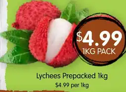 Spudshed Lychees Prepacked offer
