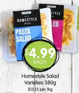 Spudshed Homestyle Salad Varieties offer