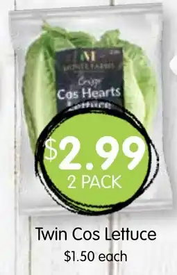 Spudshed Twin Cos Lettuce offer