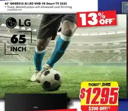 The Good Guys 65 qned81a ai led uhd 4k smart tv 2025 offer