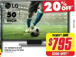 The Good Guys 50 qned81a ai led uhd 4k smart tv 2025 offer