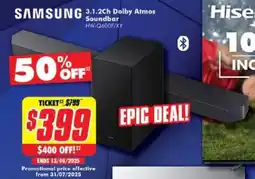 The Good Guys Samsung 3.1.2ch Dolby Atmos Soundbar offer