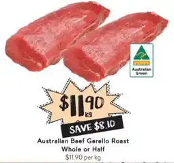 Drakes Australian Beef Gerello Roast Whole or Half offer