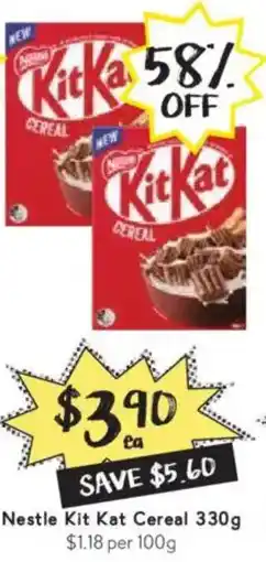Drakes Nestle Kit Kat Cereal offer