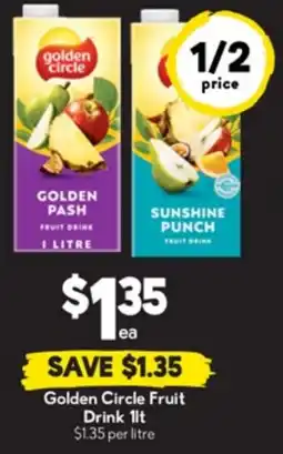 Drakes Golden Circle Fruit Drink offer
