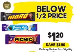 Drakes Cadbury Medium Bars offer