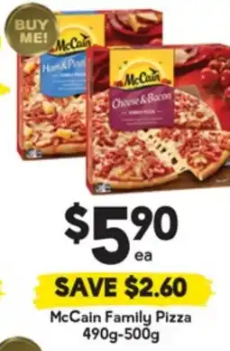Drakes McCain Family Pizza offer