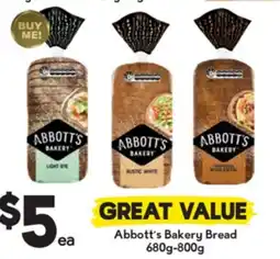 Drakes Abbott's Bakery Bread offer