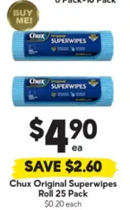 Drakes Chux Original Superwipes Roll offer