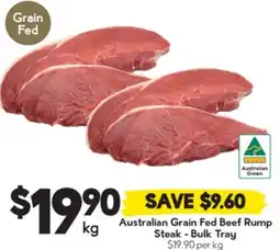 Drakes Australian Grain Fed Beef Rump Steak - Bulk Tray offer
