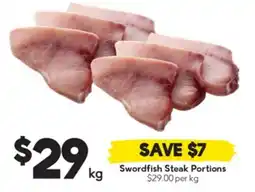Drakes Swordfish Steak Portions offer