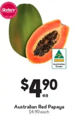 Drakes Australian Red Papaya offer
