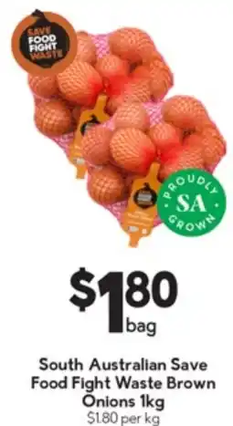 Drakes South Australian Save Food Fight Waste Brown Onions offer