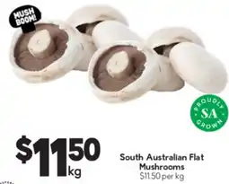 Drakes South Australian Flat Mushrooms offer