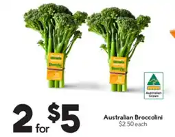 Drakes Australian Broccolini offer