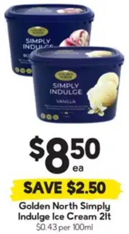 Drakes Golden North Simply Indulge Ice Cream offer