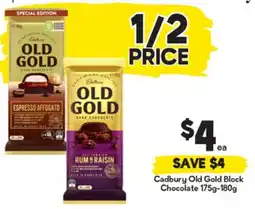 Drakes Cadbury Old Gold Block Chocolate offer