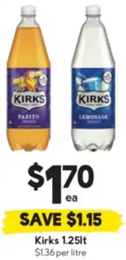 Drakes Kirks 1.25lt offer