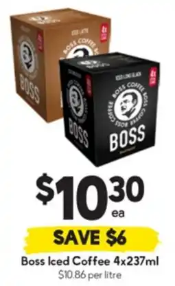 Drakes Boss Iced Coffee offer